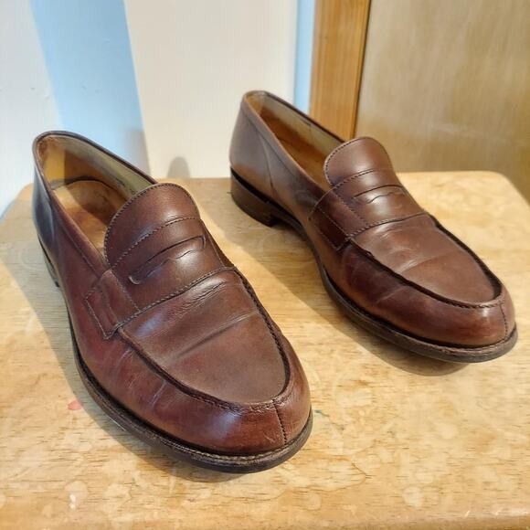 Bexley France Wembley Classic Men\'s US 12 (FR 45) Brown Leather Loafers main image 5